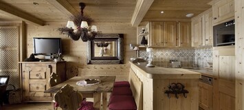 A chalet atmosphere in this apartment for rental 