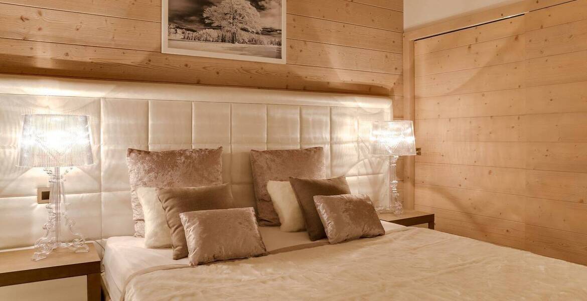 The apartment of the new upscale residence in Courchevel