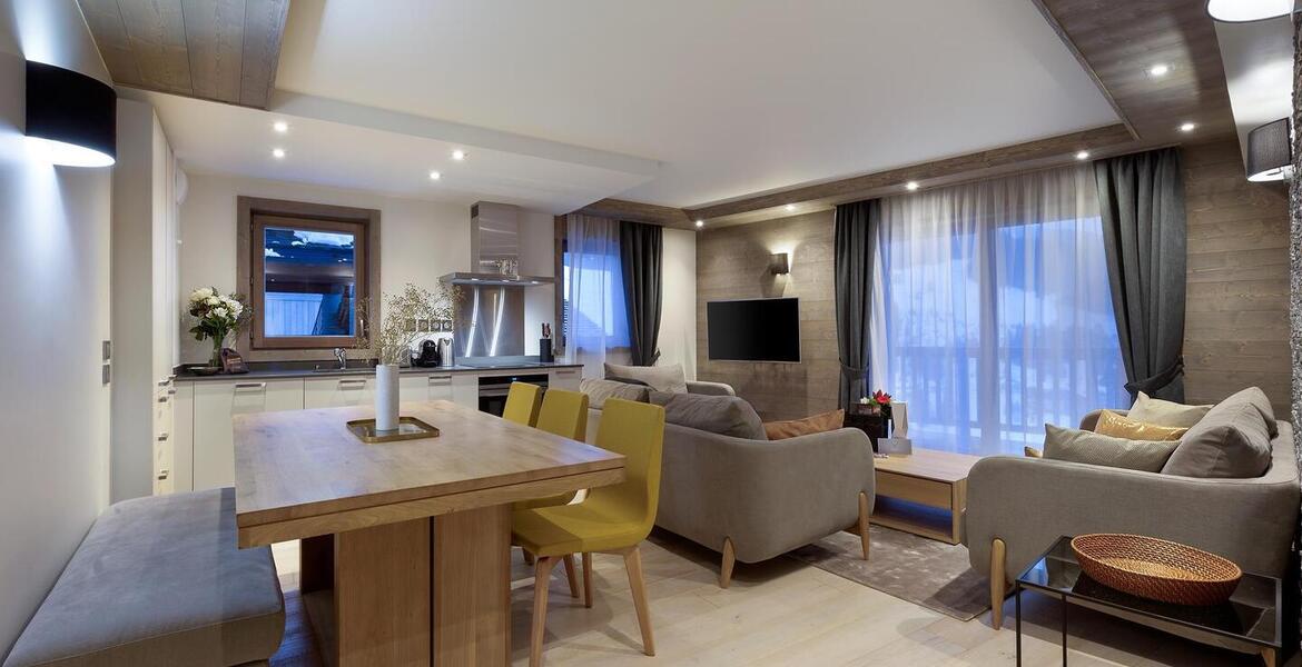 This apartment offers an area of 92 m²