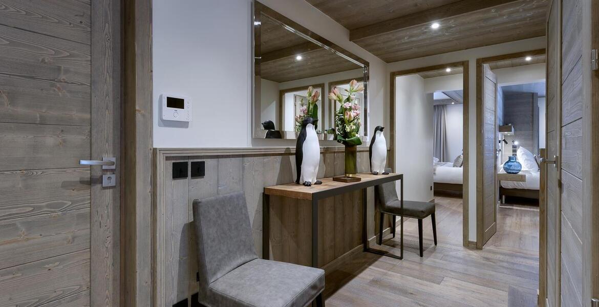 The penthouse, located in Courchevel 1650 Moriond for rent