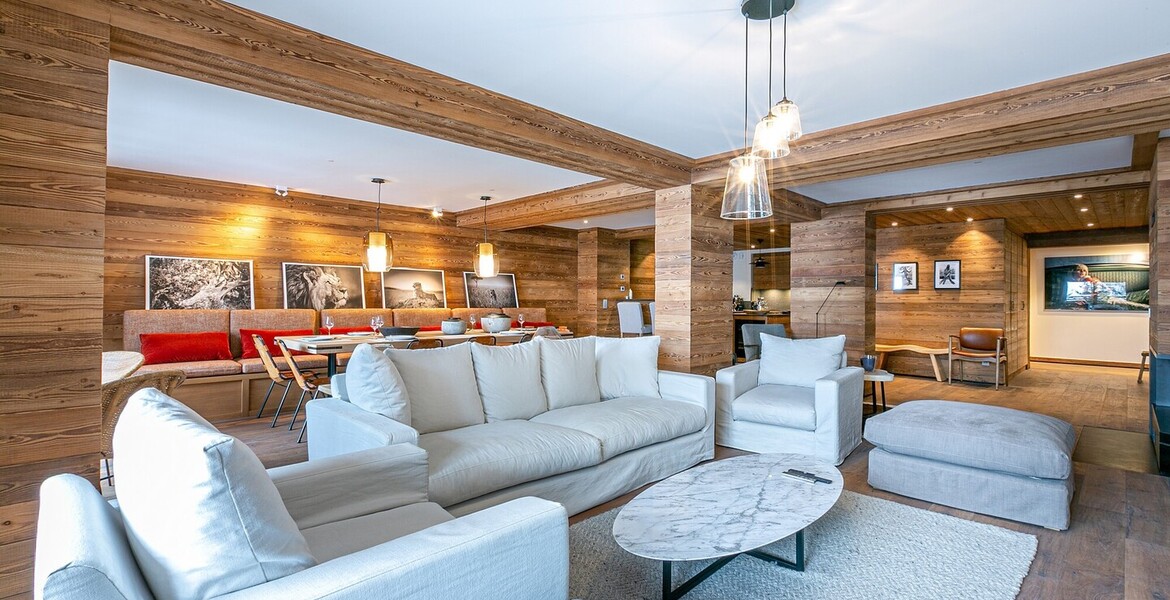 Luxury flat with a surface area of 200 m² in Meribel