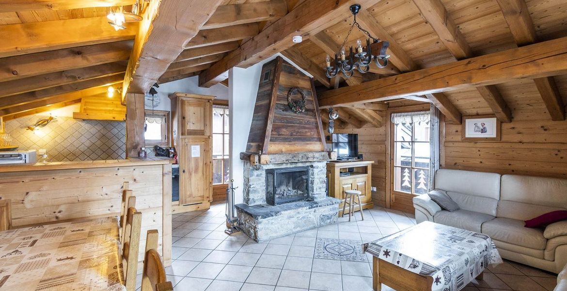 Ce chalet 4 chambres pour 8 personnes de 105m² sur 3 niveaux