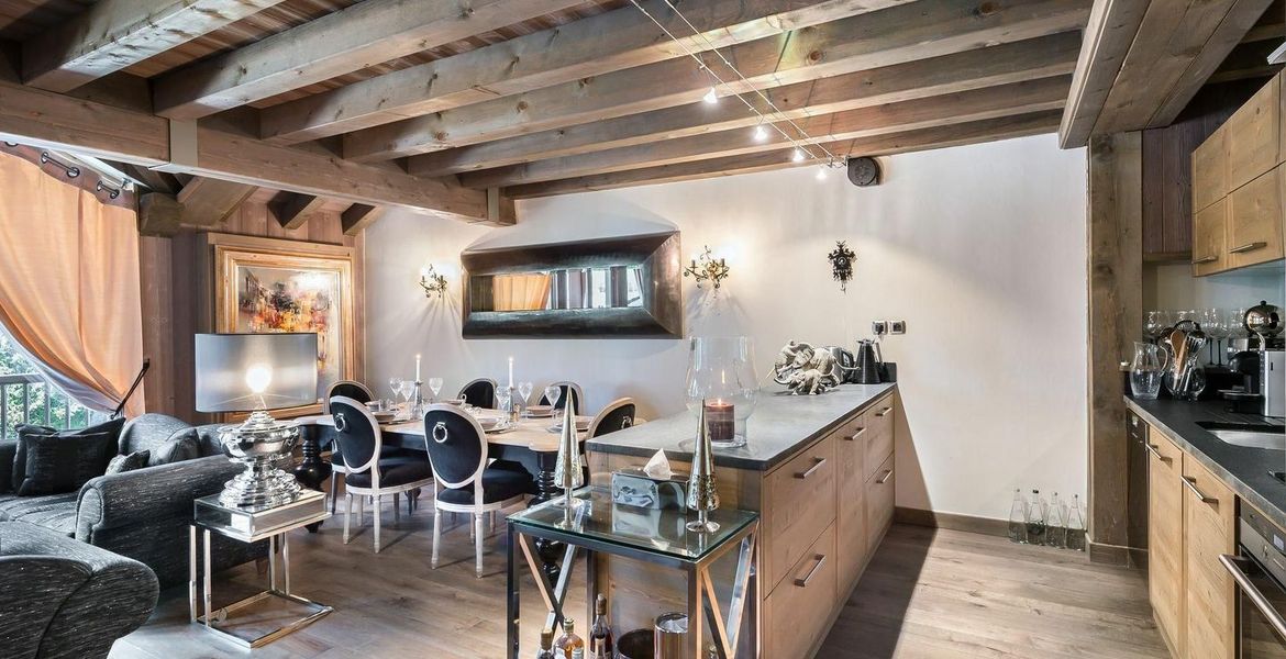 Duplex apartment in Plantret Courchevel 1850 with 3 bedrooms