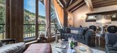 Двухуровневая квартира в Plantret Courchevel 1850 с 3 спальн