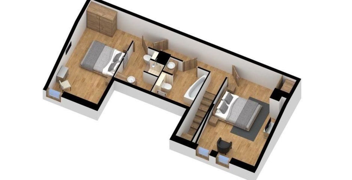 Se alquila apartamento dúplex en Plantret Courchevel 1850 