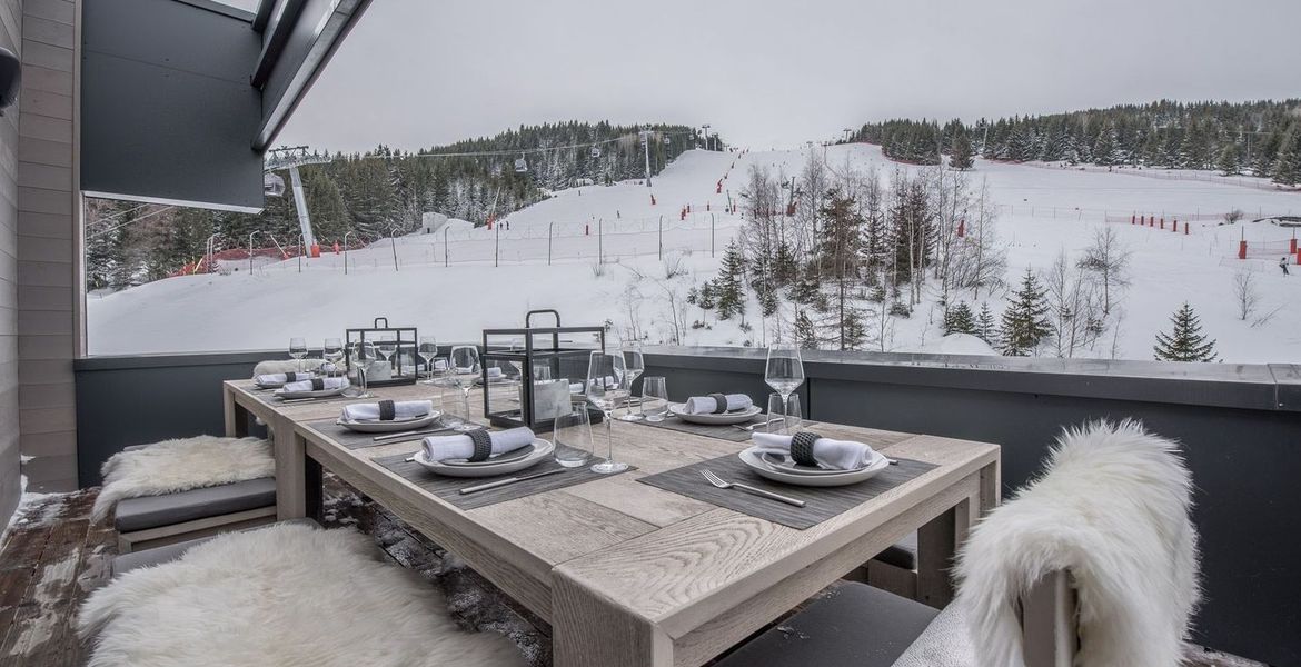 Magnifique penthouse en duplex skis aux pieds à louer