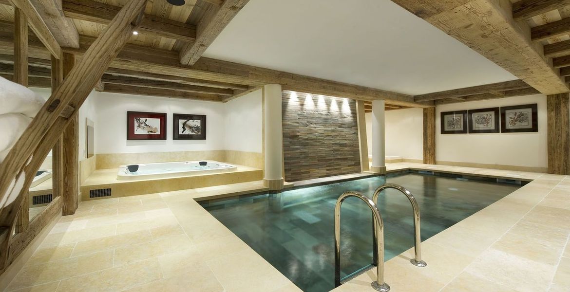 Chalet with a pool in Courchevel 1850, Bellecôte for rent