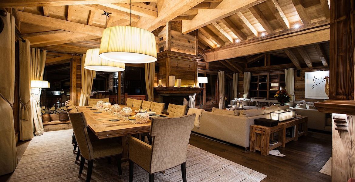 Chalet with a pool in Courchevel 1850, Bellecôte for rent