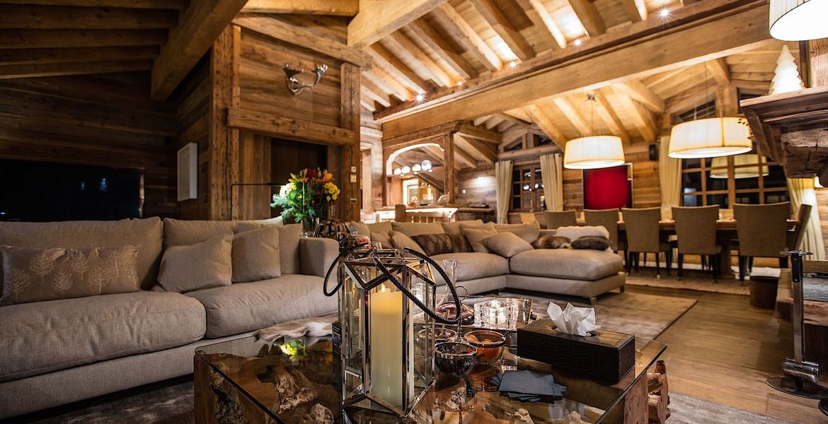 Chalet with a pool in Courchevel 1850, Bellecôte for rent