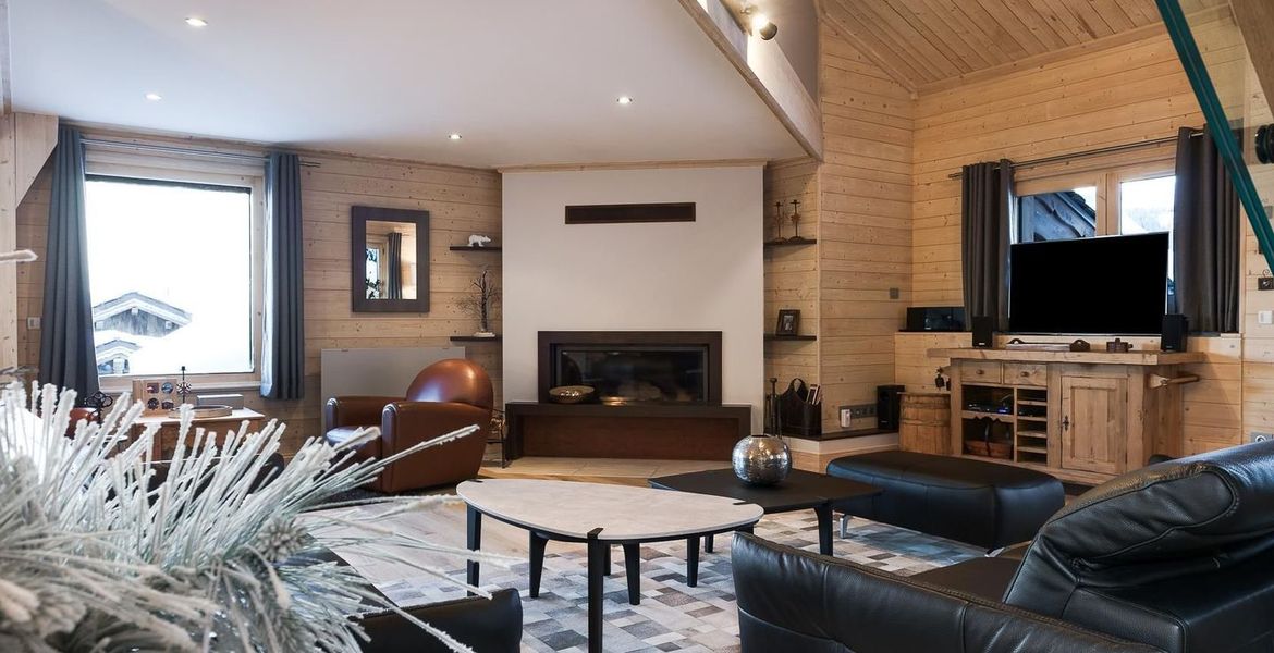 This chalet for rental is located in Cospillot, Courchevel