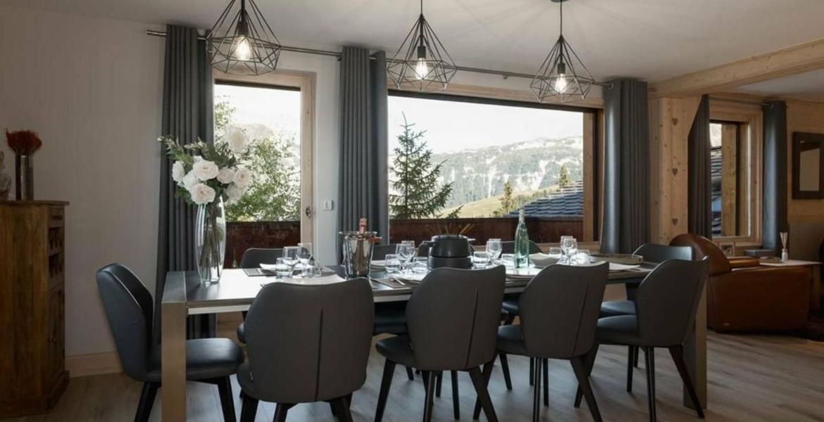 This chalet for rental is located in Cospillot, Courchevel