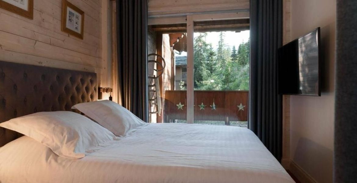 This chalet for rental is located in Cospillot, Courchevel