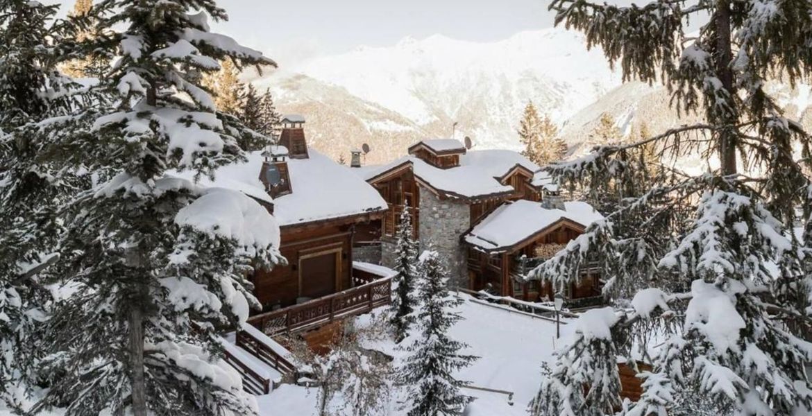 This chalet for rental is located in Cospillot, Courchevel