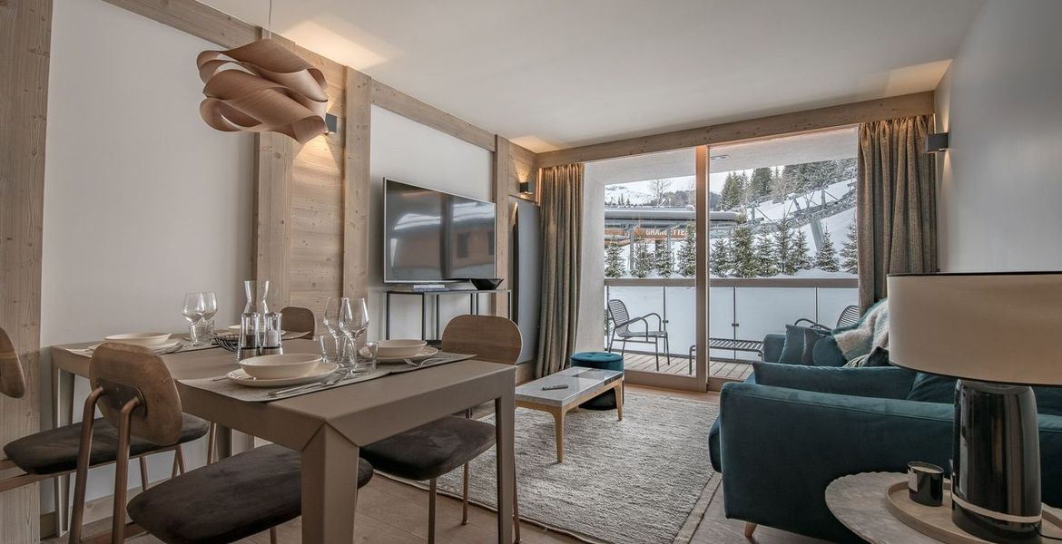 Con una superficie de 54m² este apartamento en alquiler