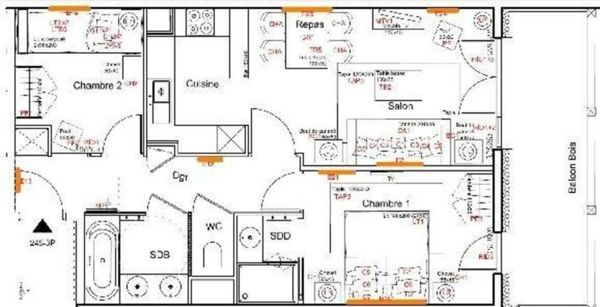 L'appartement de la nouvelle résidence haut de gamme 