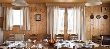 The mountain chalet in Courchevel 1850
