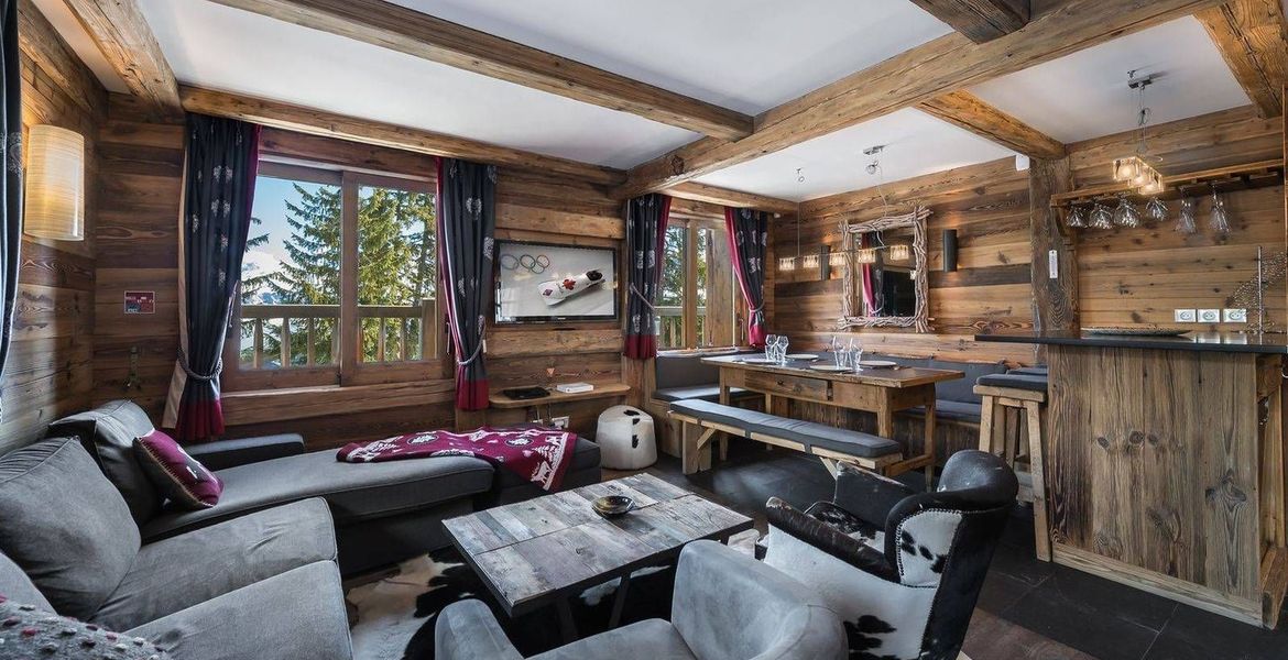 Chalet familiar de 3 dormitorios en alquiler en Courchevel 