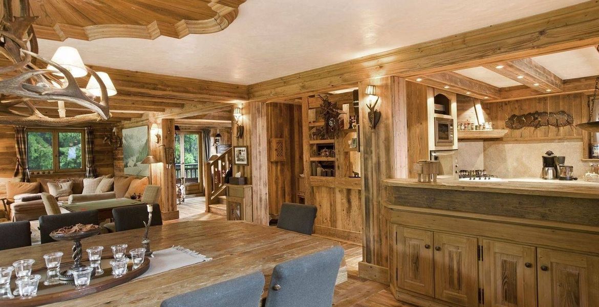 Un chalet de montaña en Courchevel 1850.