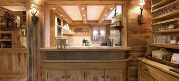 The mountain chalet in Courchevel 1850