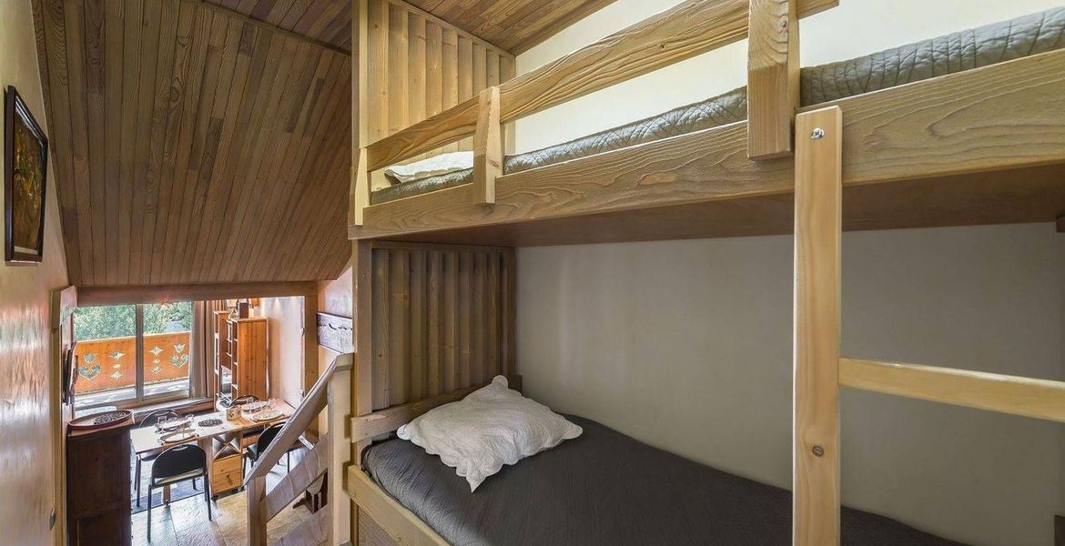 Apartamento de dos dormitorios en alquiler en Courchevel