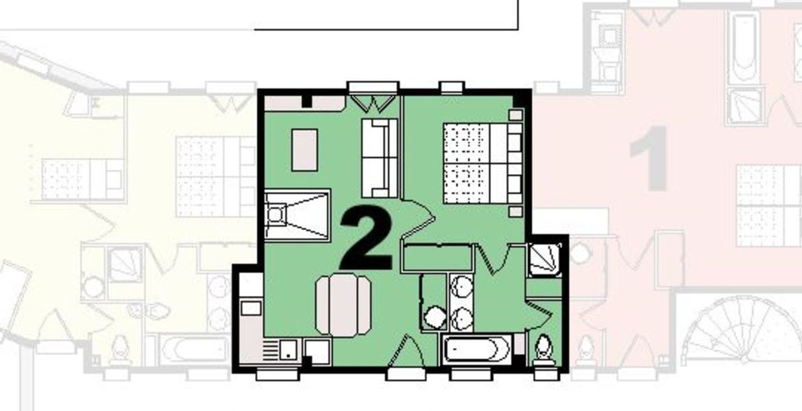 Apartamento en Courchevel 1300