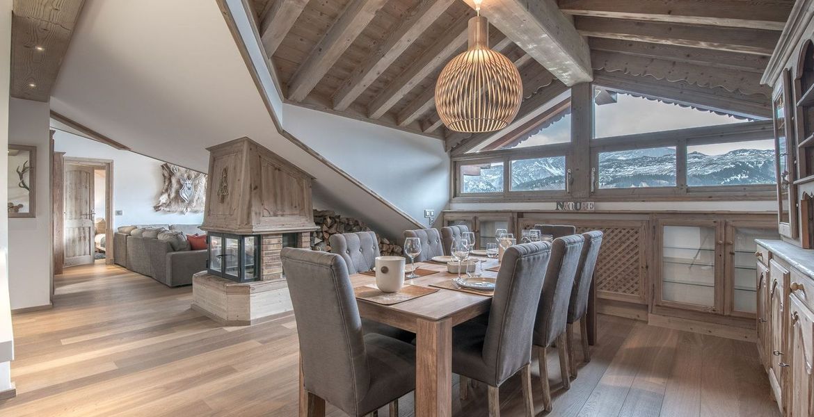 The sumptuous apartment in Courchevel 1850