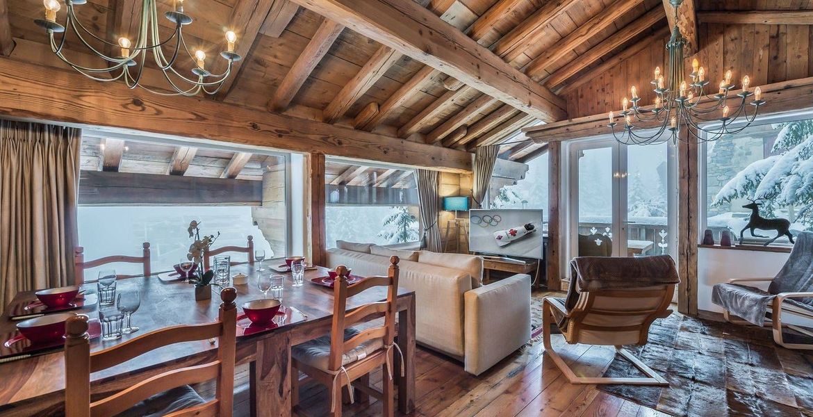 Chalet à Nogentil, Courchevel 1850 à louer de 168 m² et 5 ch