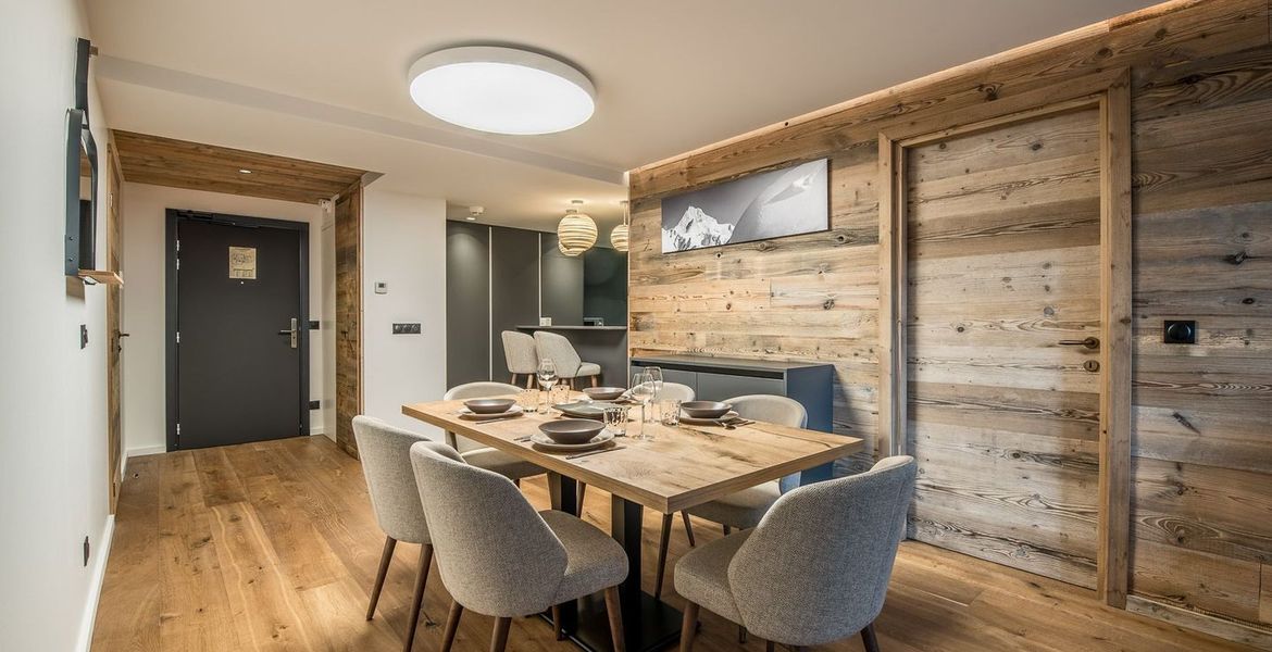 Apartamento dentro de una residencia ubicada en Courchevel 