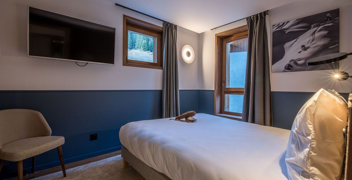 Apartamento dentro de una residencia ubicada en Courchevel 