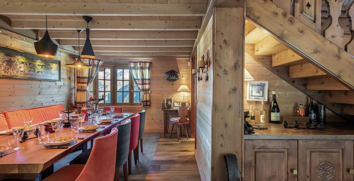 Chalet à louer à Plantret Courchevel 1850 avec 230 m² 