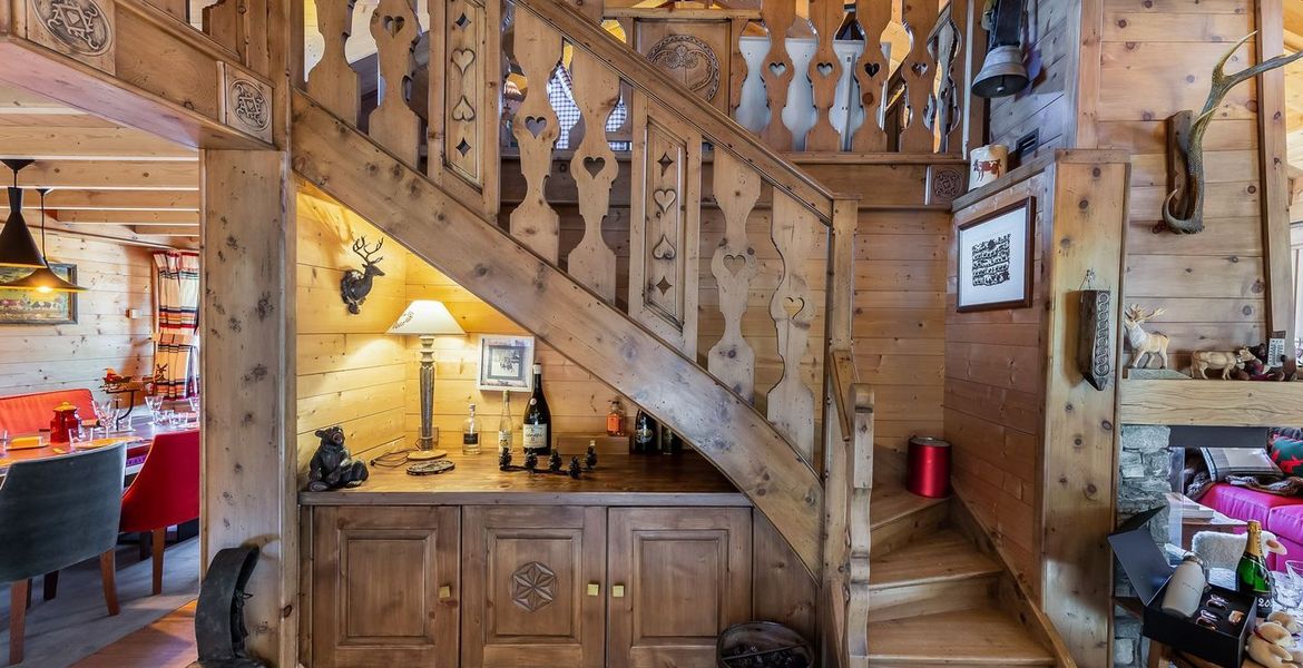 Chalet à louer à Plantret Courchevel 1850 avec 230 m² 