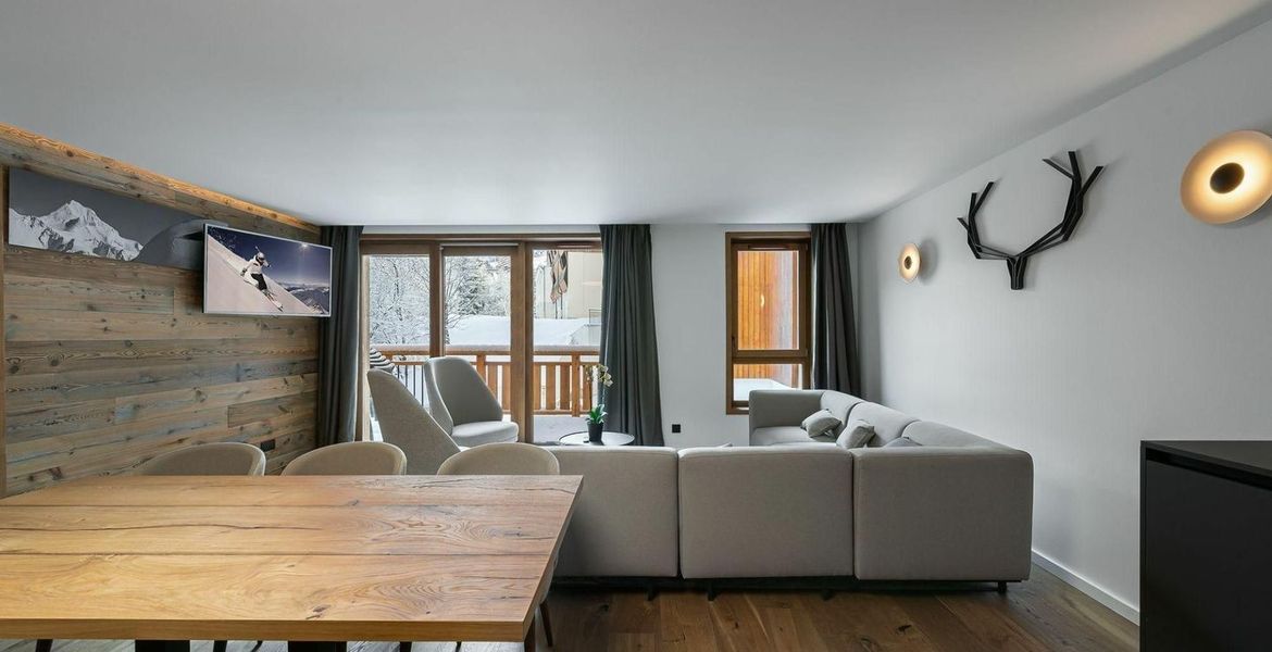 A three bedroom apartment in Courchevel 1550 Village
