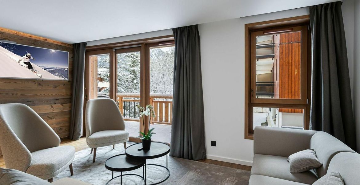 A three bedroom apartment in Courchevel 1550 Village