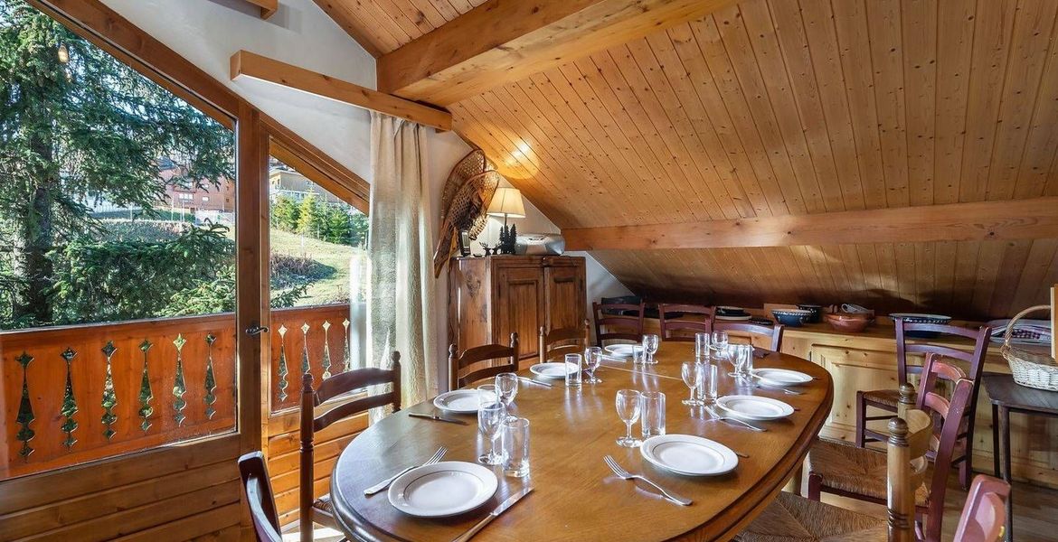 This apartment in Plantret Courchevel 1850 is for rental 