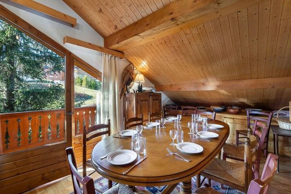 This apartment in Plantret Courchevel 1850 is for rental 