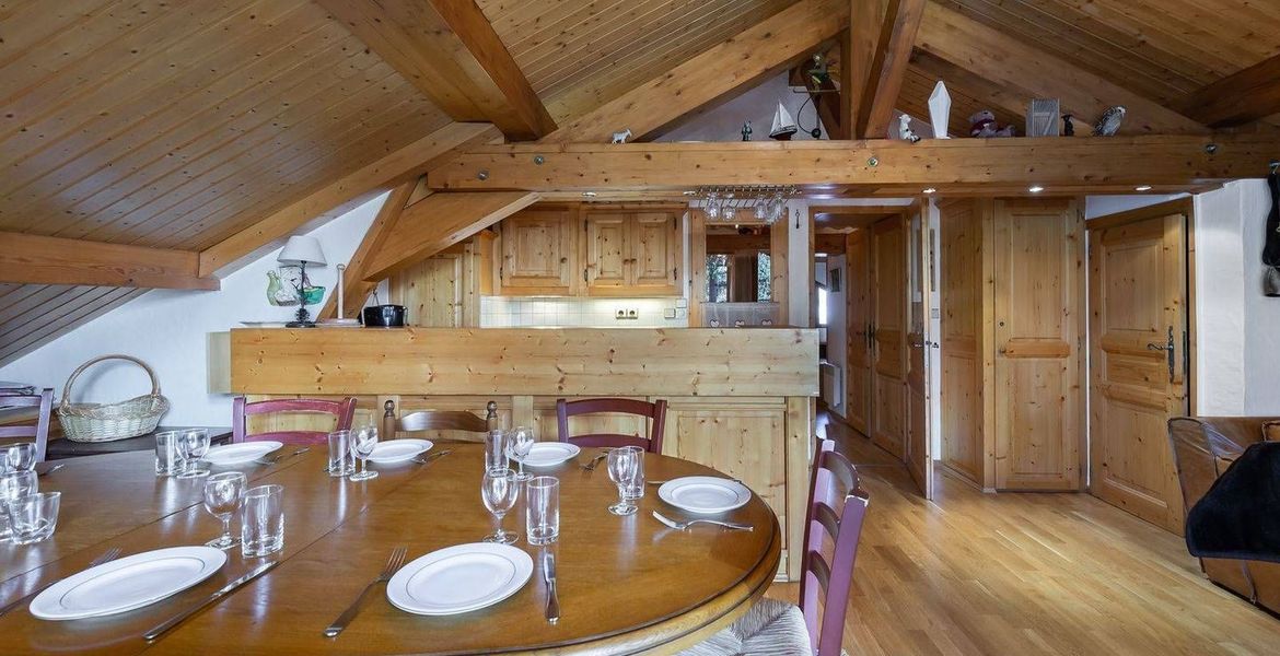 This apartment in Plantret Courchevel 1850 is for rental 