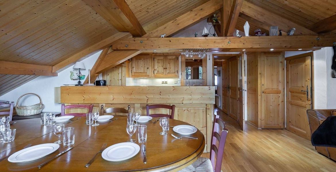 Cet appartement au Plantret Courchevel 1850 à la location