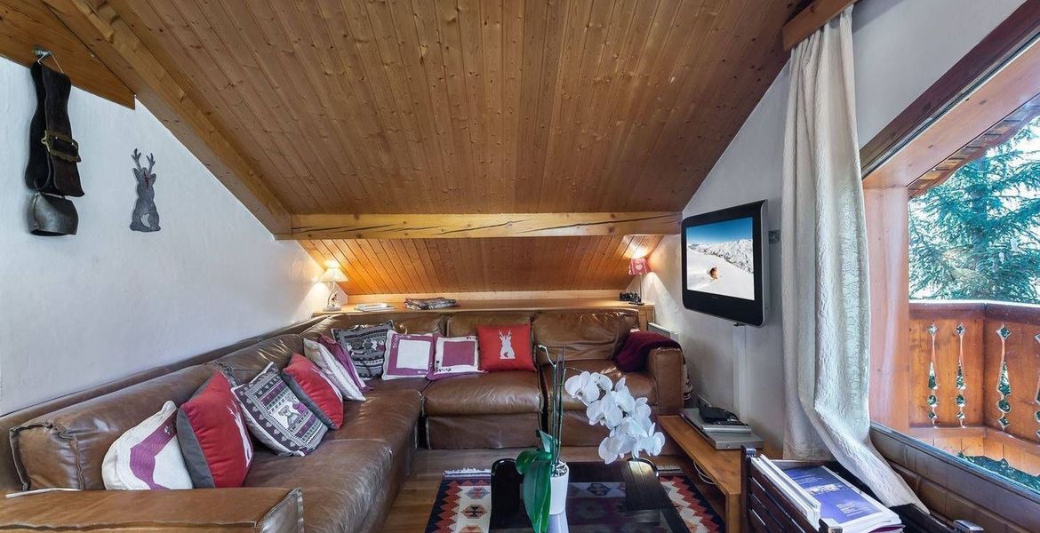 This apartment in Plantret Courchevel 1850 is for rental 