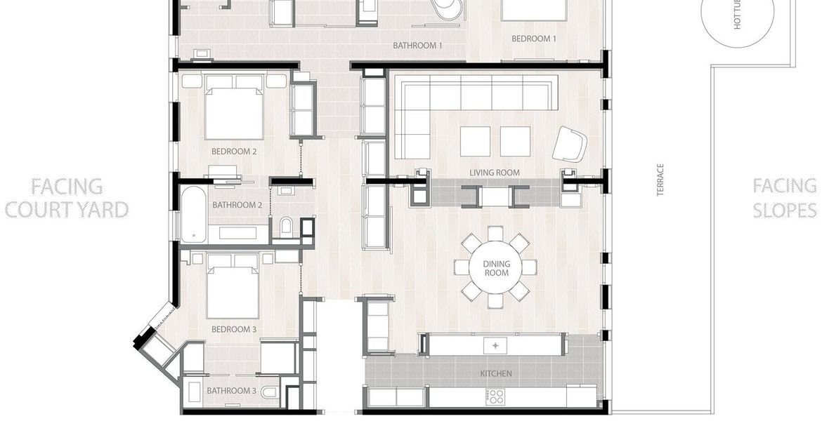 Apartamento en courchevel 1850