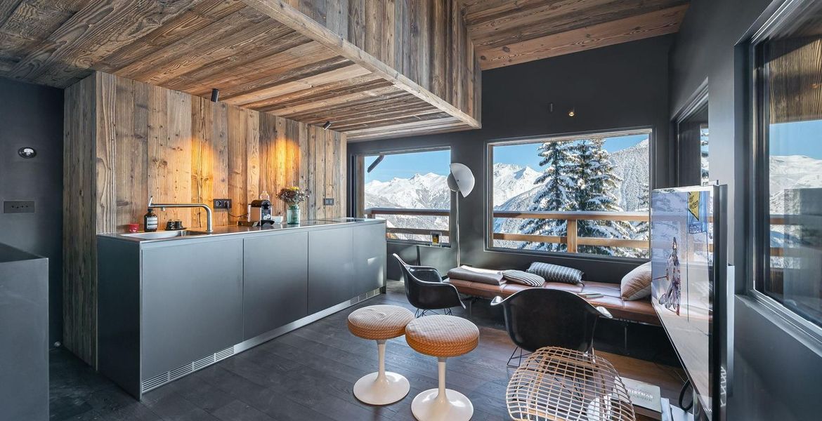 Two bedroom chalet in Courchevel 1850 for rent with 51 sqm 