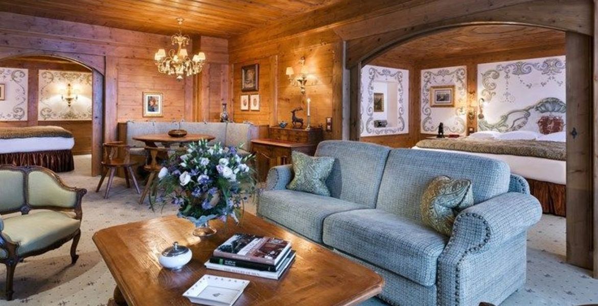 The Suite on the ski slope has two large bedrooms for rental