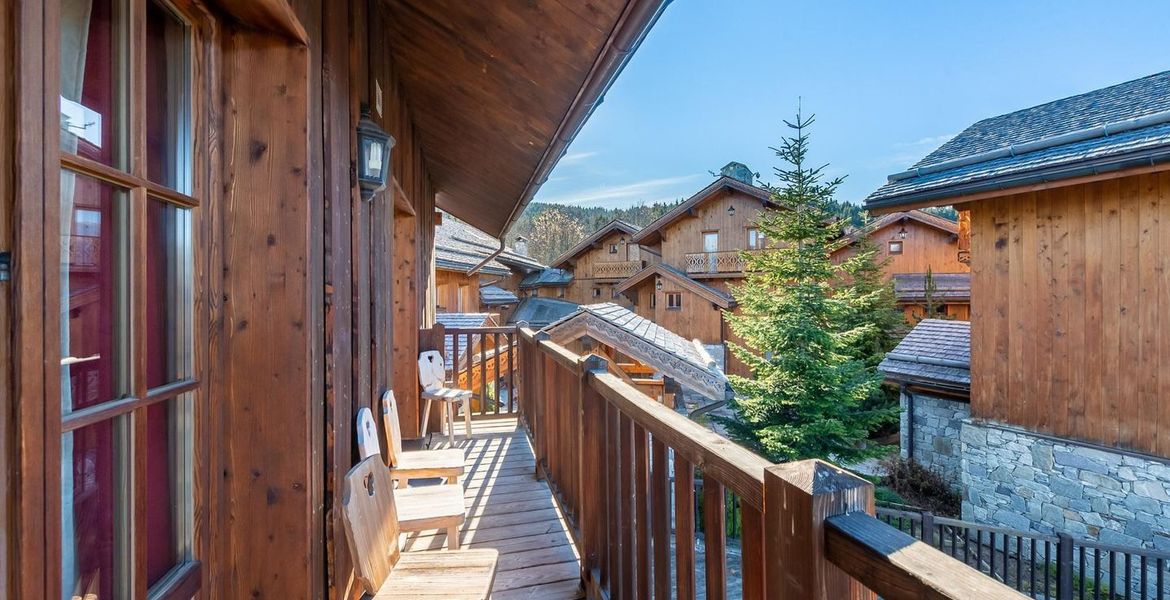 Bright and warm flat, in the heart of nature in Méribel