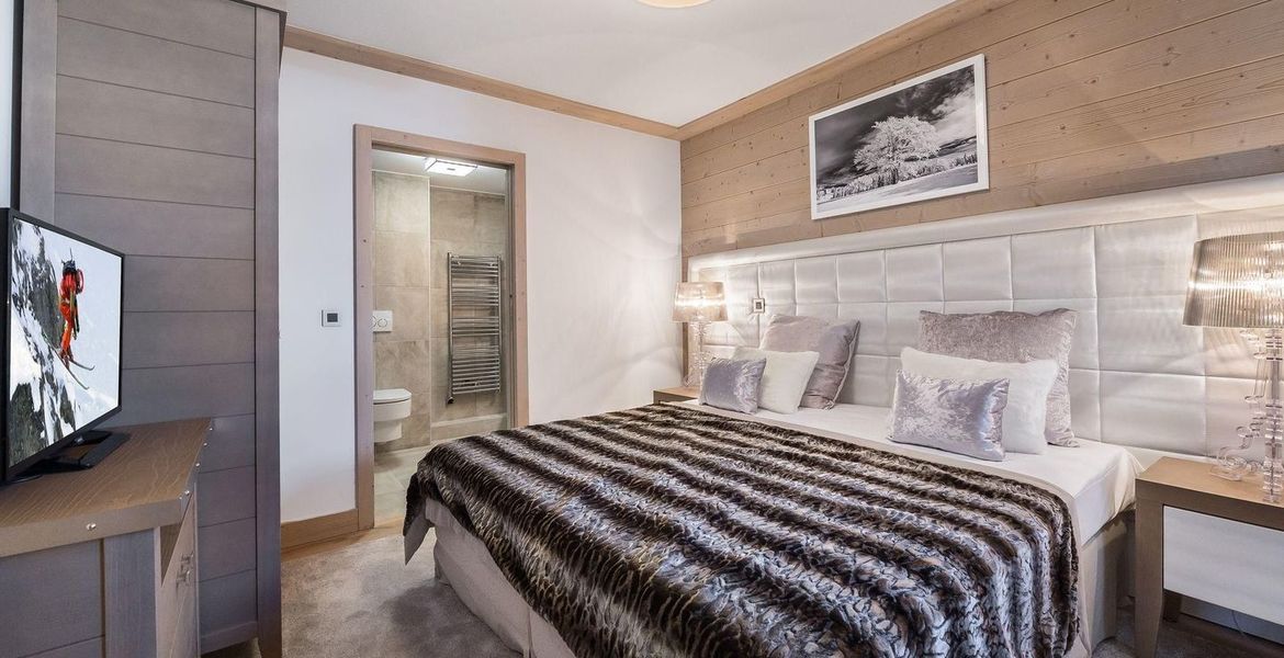 En el corazón de Courchevel Village 1550 este apartamento