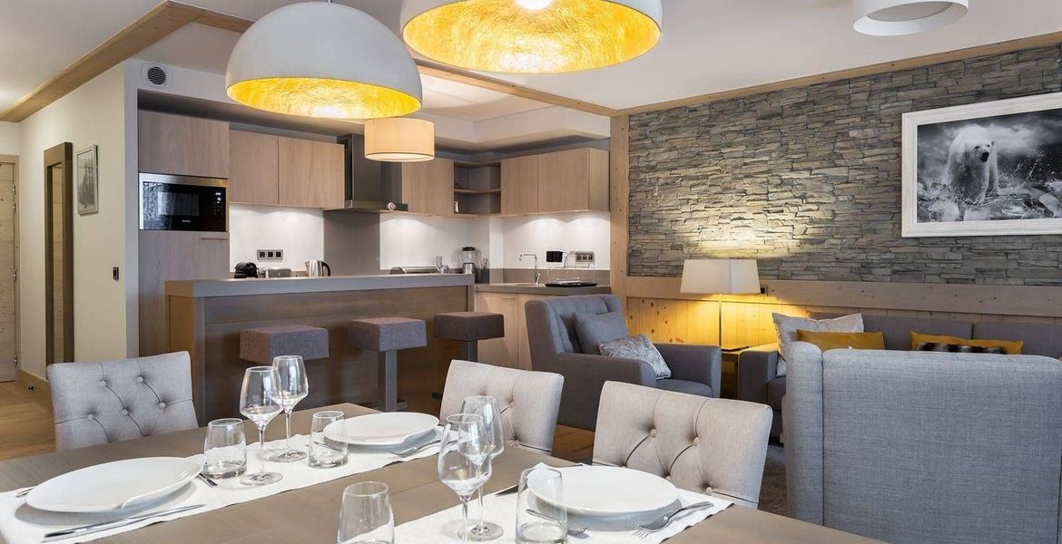 Apartamento de 2 dormitorios en Courchevel 1550 Village 81m²