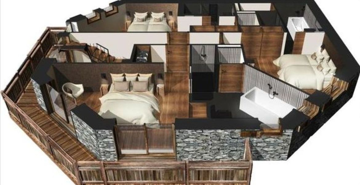 Luxury chalet rental in Courchevel 1550 Village