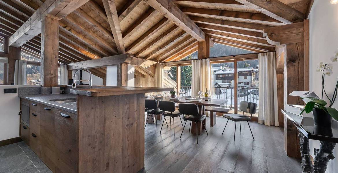 Este Apartamento en alquiler en una residencia en Le Praz