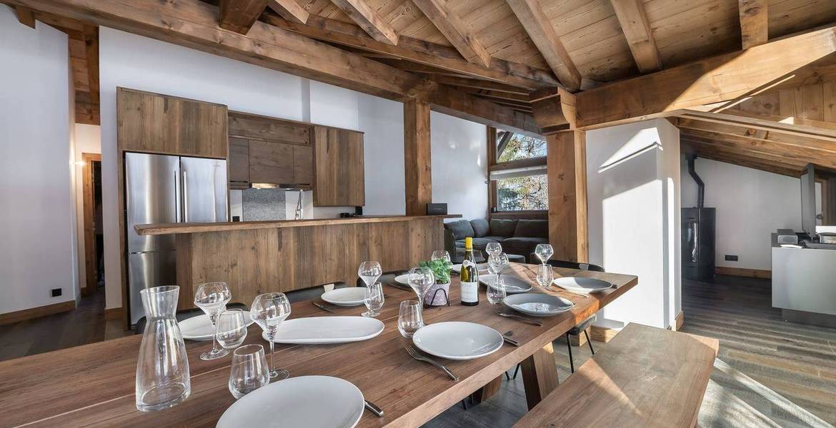 Este Apartamento en alquiler en una residencia en Le Praz