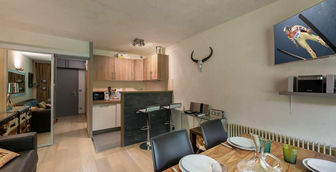 Ideally located apartment in Jardin Alpin