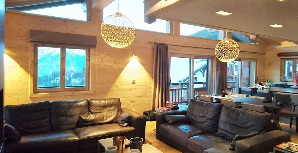 130 m² flat for 8 people with sauna and jacuzzi, La Tania