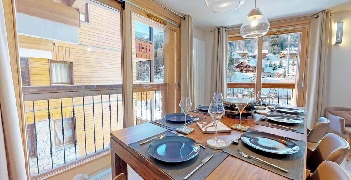 Un bel appartement duplex de luxe situé au coeur de Meribel